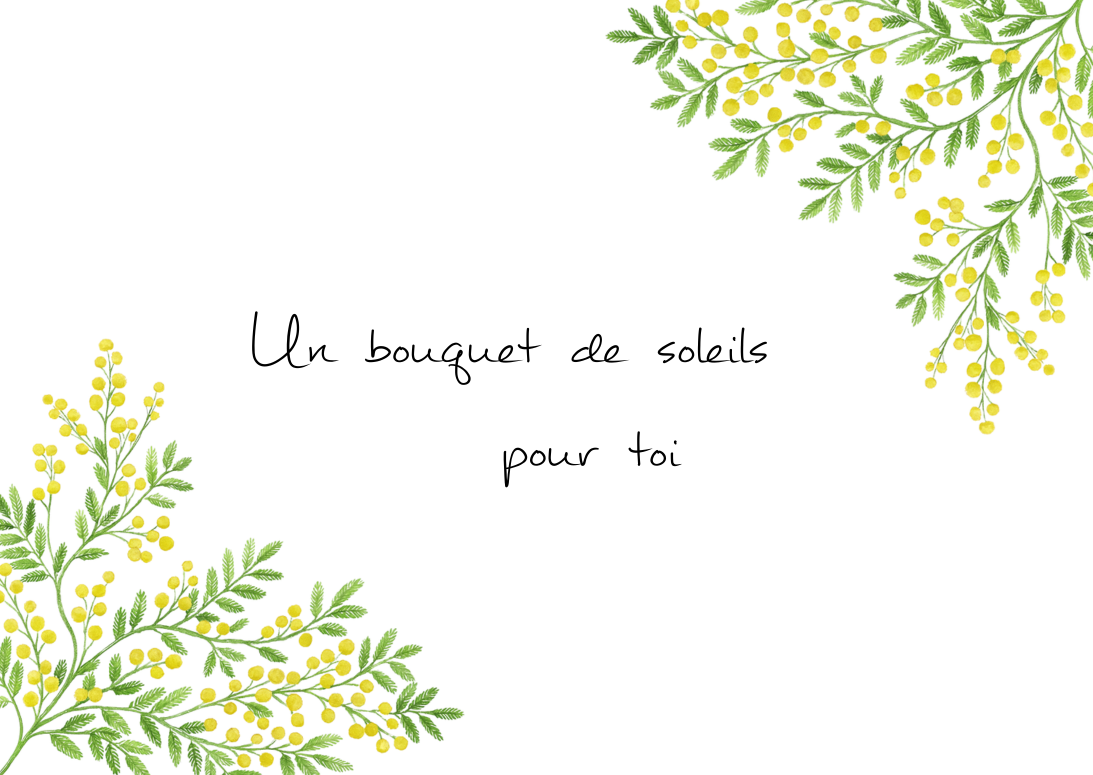 Bouquet de soleils - branches